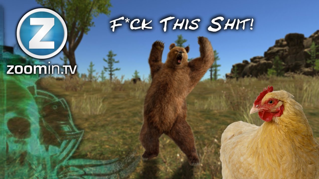 RUST Server Problems! Killer Bears & Invincible Chickens RUST ALPHA