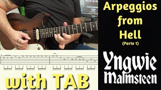 Yngwie Malmsteen - Arpeggios from Hell (in E) w/ TAB by Tiago Samways