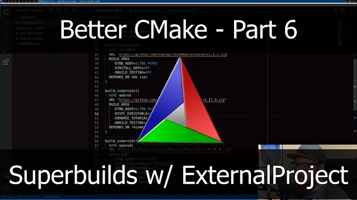 Better CMake Part 6 -- Superbuilds w/ ExternalProject