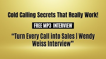 Cold Calling That Really Works – Wendy Weiss Reveals Tele-Selling Secrets | Michael Senoff