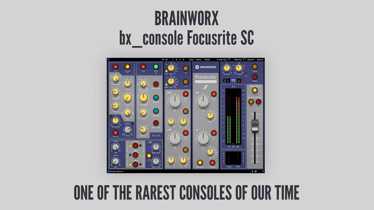 DTM・DAW BRAINWORX BX_CONSOLE FOCUSRITE SC How To Use bx_console Focusrite SC with Protoculture | Sonic