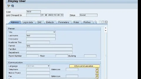 SAP ECC-  USER MANAGEMENT(SU01,SU10) and Role Maintenance (PFCG)
