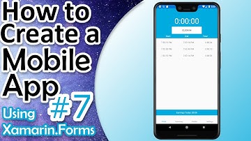 Xamarin.Forms Tutorial #7 - Finishing the TimeClockPage Functionality - Time Tracker App