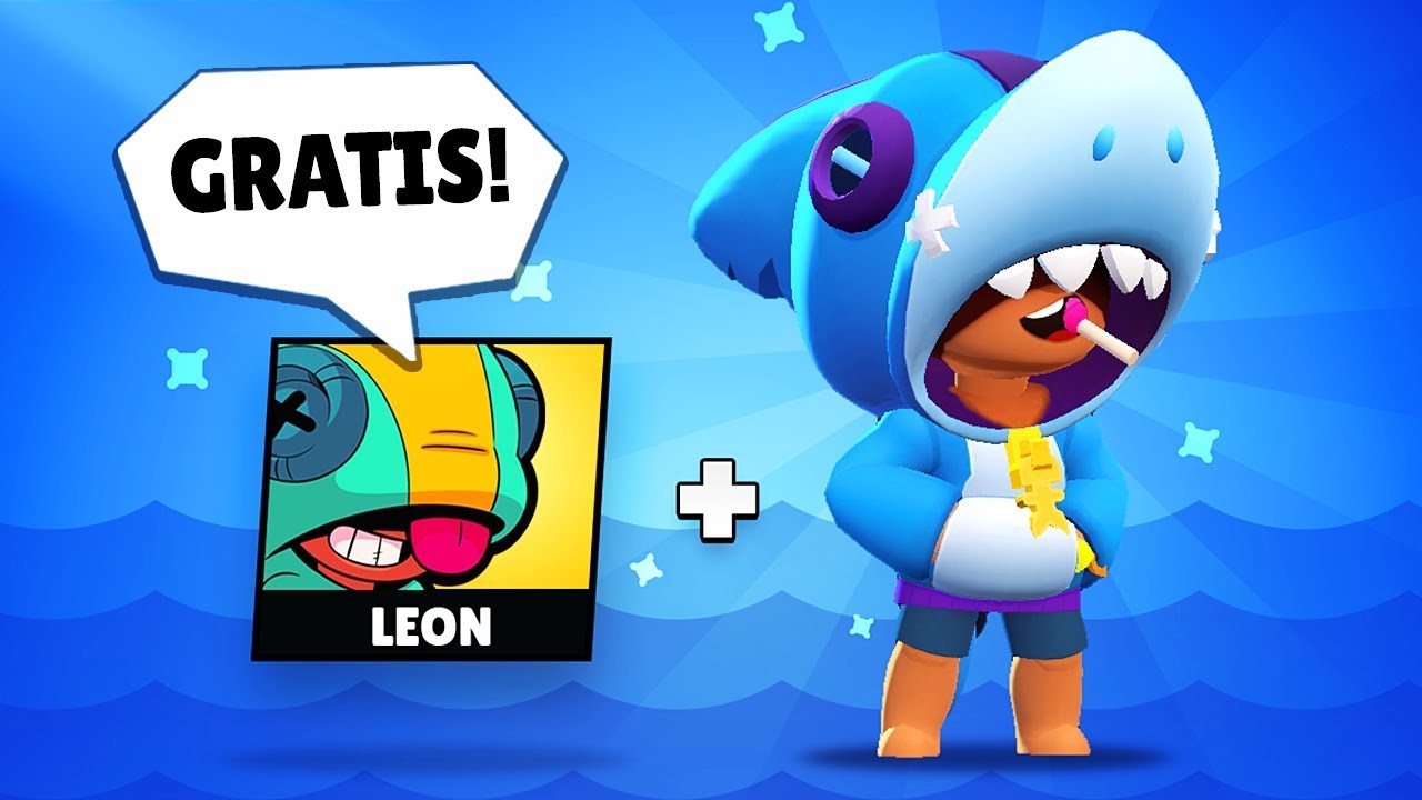 Gratis Leon Skin Squalo Leggendario Brawl Stars Youtube - brawl stars immagini da colorare leon