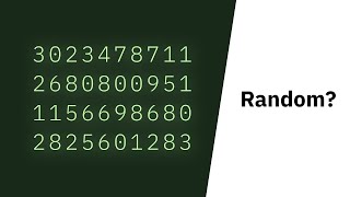 How computers generate RANDOMNESS from math