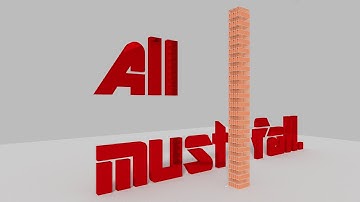 Yet Another Jenga Tower Simulation... 5000 Jenga Blocks