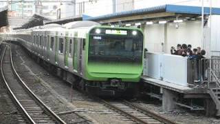 【山手線内初運行】山手線E235系 外回り1543G 代々木駅到着から発車まで