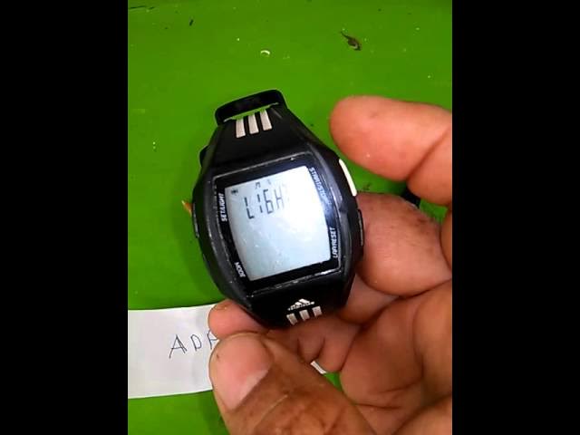 Ajuste hora reloj Adidas ADP6046 - YouTube
