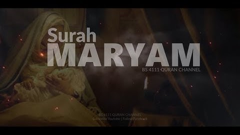 Surah Maryam full terjemahan best murottal quran | quran hd