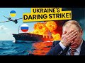 Ukraine Just Blew Up Russia’s Secret Iranian Drone Shipment – Massive Explosion Caught on Camera!