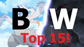 Top 15 Themes of Pokemon B/W: Black and White