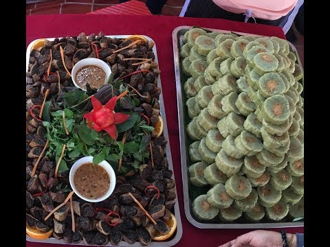 Chuyển bị Bánh Tét cho Buffet thuần chay tại pleiku gia lai | Mua đặc sản 3 miền