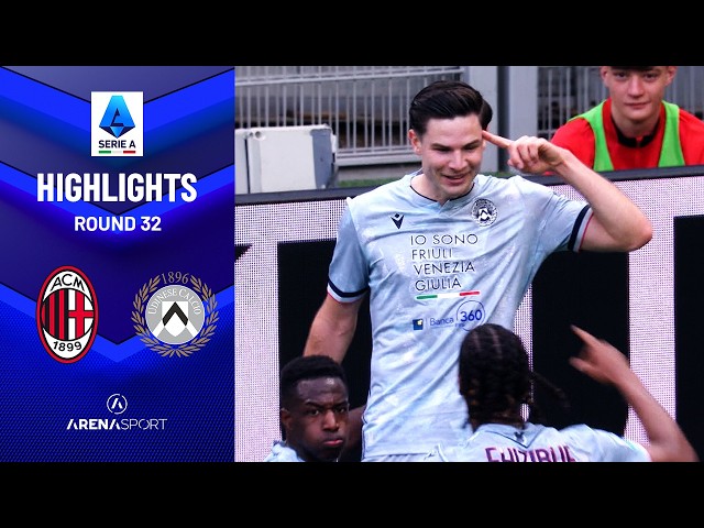 Milan - Udinese 0:3 | SERIE A (32. kolo) | 11. april 2026.