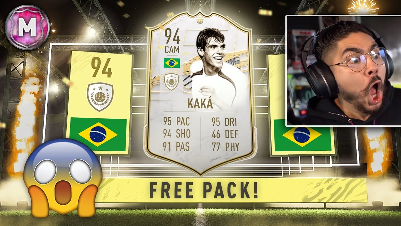 KAKA FROM A FREE PACK! 😱 - LUCKIEST 