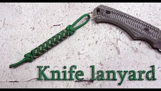 Hansen knot knife lanyard
