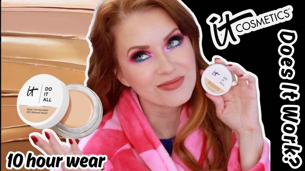 NEW IT COSMETICS DO IT ALL SHEER TINT FACE BALM  | Review + Wear Test