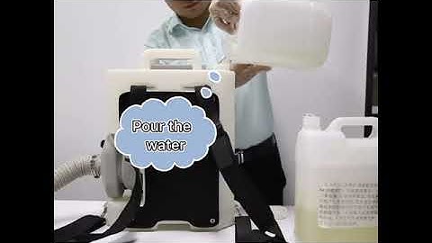 Stream 3 Backpack Rechargeable ULV cold Fogger Disinfectant Sprayer machine