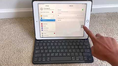 Pair your ipad with slim  Folio step by step