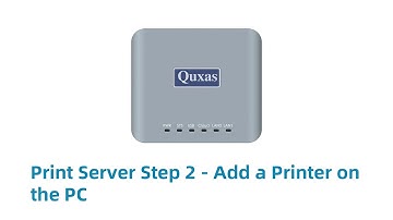 Quxas print server tool to quickly add printers