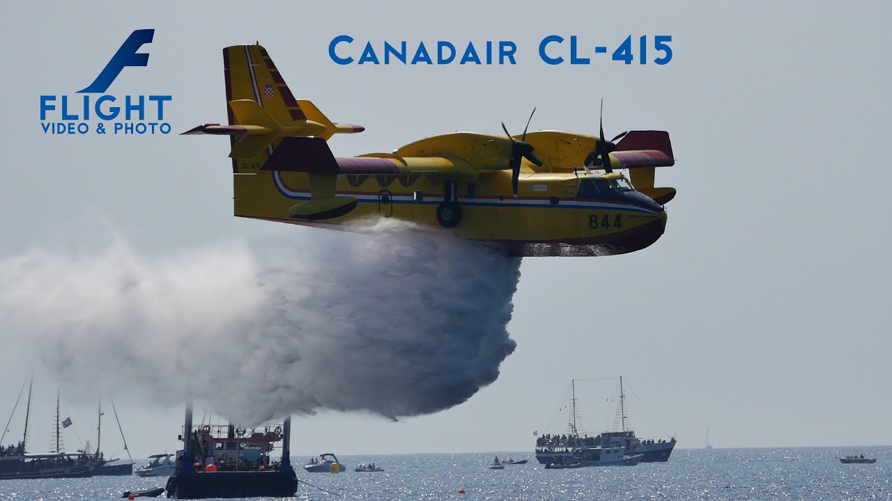 Bombaridier Canadair CL415 AERIAL FireFighting & Water Bomber Aircraft