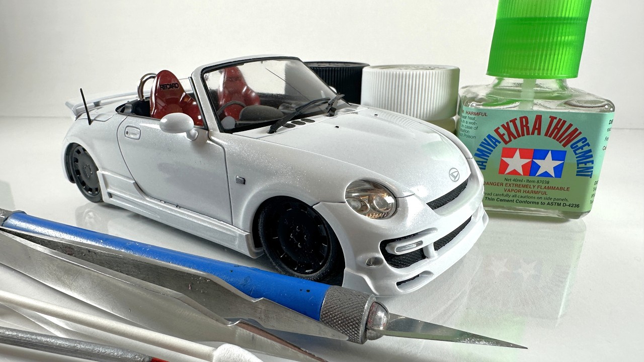 I built a Tiny Kei Car in Miniature: The Daihatsu Pandora Copen by