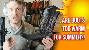 Jak se nosí kovbojské boty v horkém počasí?