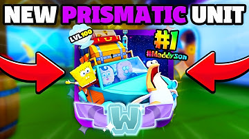 New PRISMATIC SquarePants UNIT In SpongeBob TD.. (SIGNED UNIT)