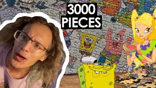 3,000 piece puzzle for 3,000 subscribers!