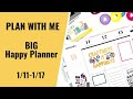 PLAN WITH ME | BIG HAPPY PLANNER | NATIONAL STICKER DAY