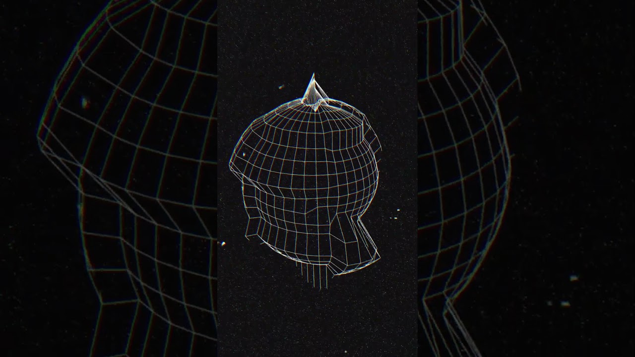 Making visuals for my songs // Day 1 // Wireframe Sphere