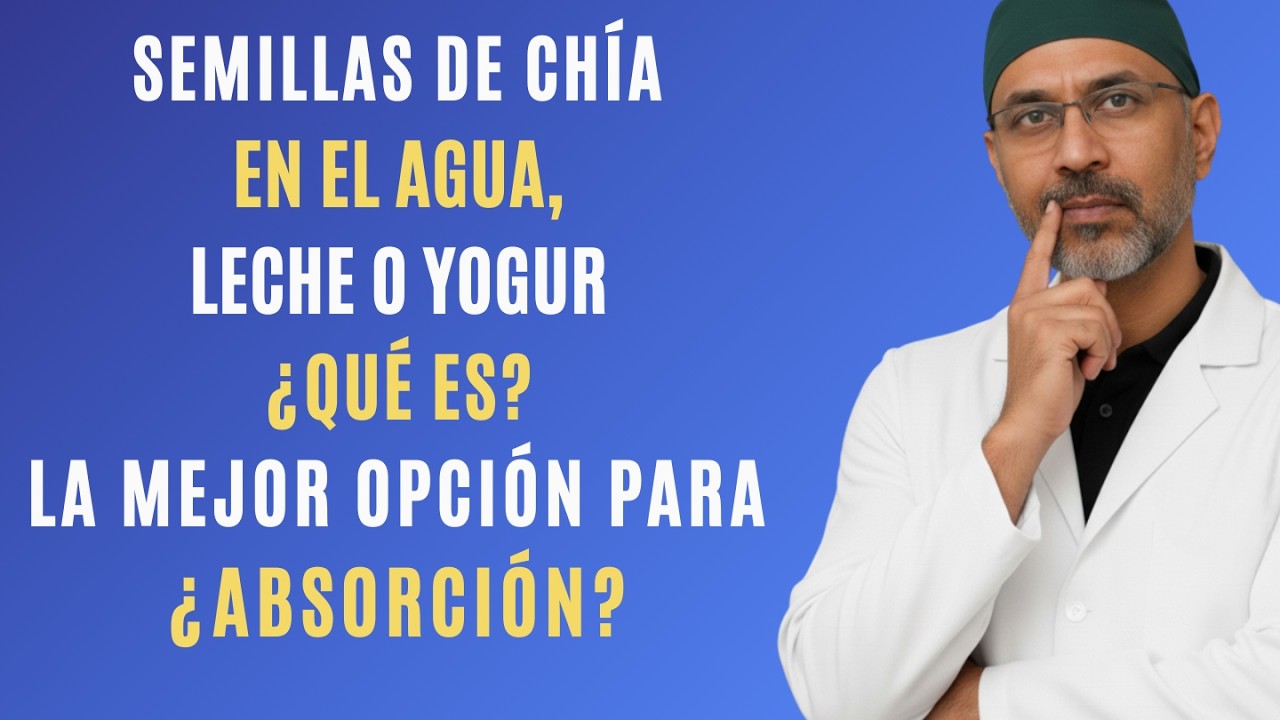 Semillas de chía en agua, leche o yogur: ¿cuál es la mejor opción?