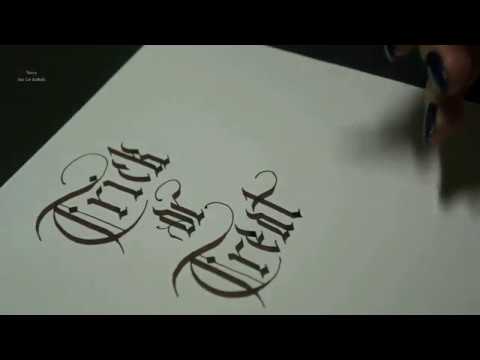 Trick or Treat Calligraphy