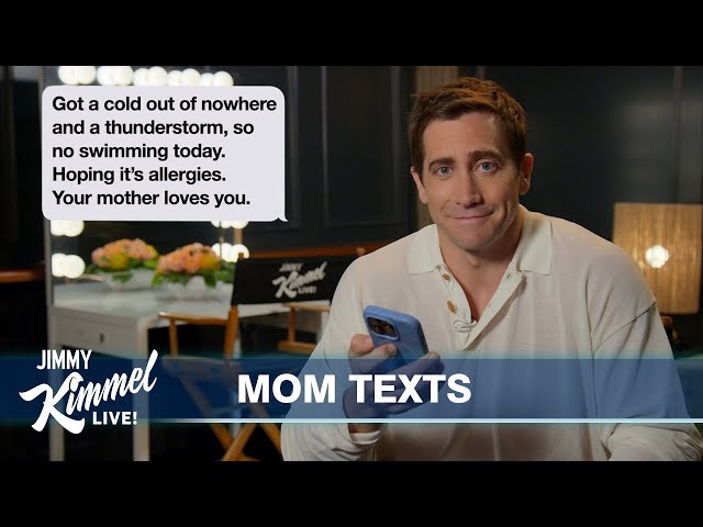 Celebrities Read Texts from Their Moms #5 class=