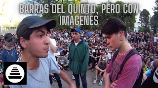 AFRITO VS LIT KILLAH VS MAMBA VS CHIKI / El Quinto Escalón 8vos Fecha 8 PERO CON IMAGENES