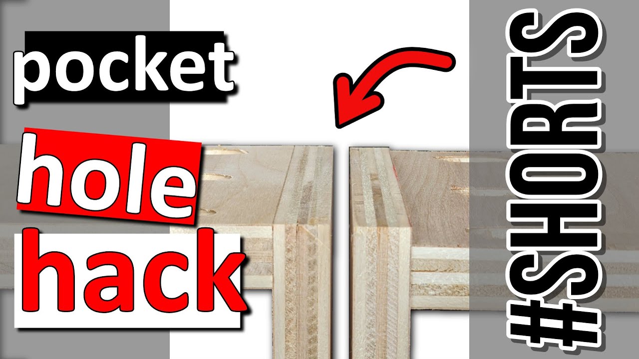 Perfect Pocket Holes NO CLAMPS! 