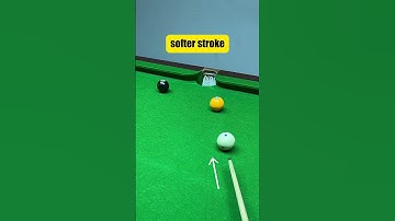 Same Spin, Different Path?! 🎱 Power vs Control in Cue Ball Angles #billiards #pool1 #pool