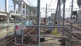 名鉄6800系普通犬山ゆき　知立駅5番線入線