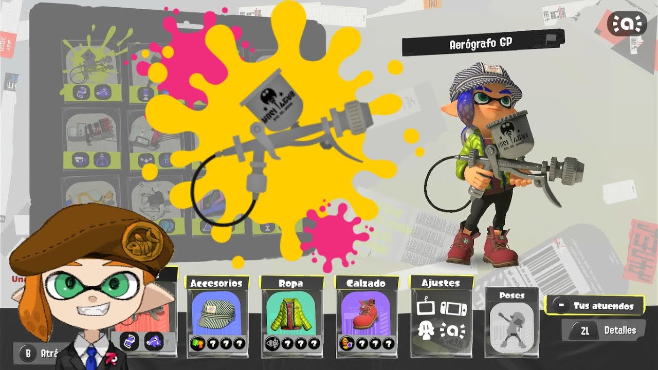 Splatoon Gp A PINTAR TODO EL MAPA CON ESTA ARMA - Aerógrafo GP | Splatoon 3 - Parte ...