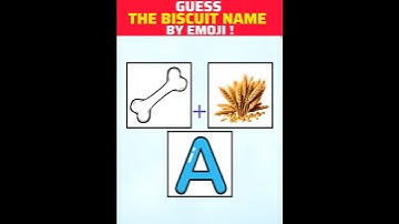 Guess the biscuit quiz | Brain game | Riddles with answers #shorts