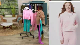 Juicy Couture Luxe Velour Pullover Hoodie Or Lounge Pant On Qvc