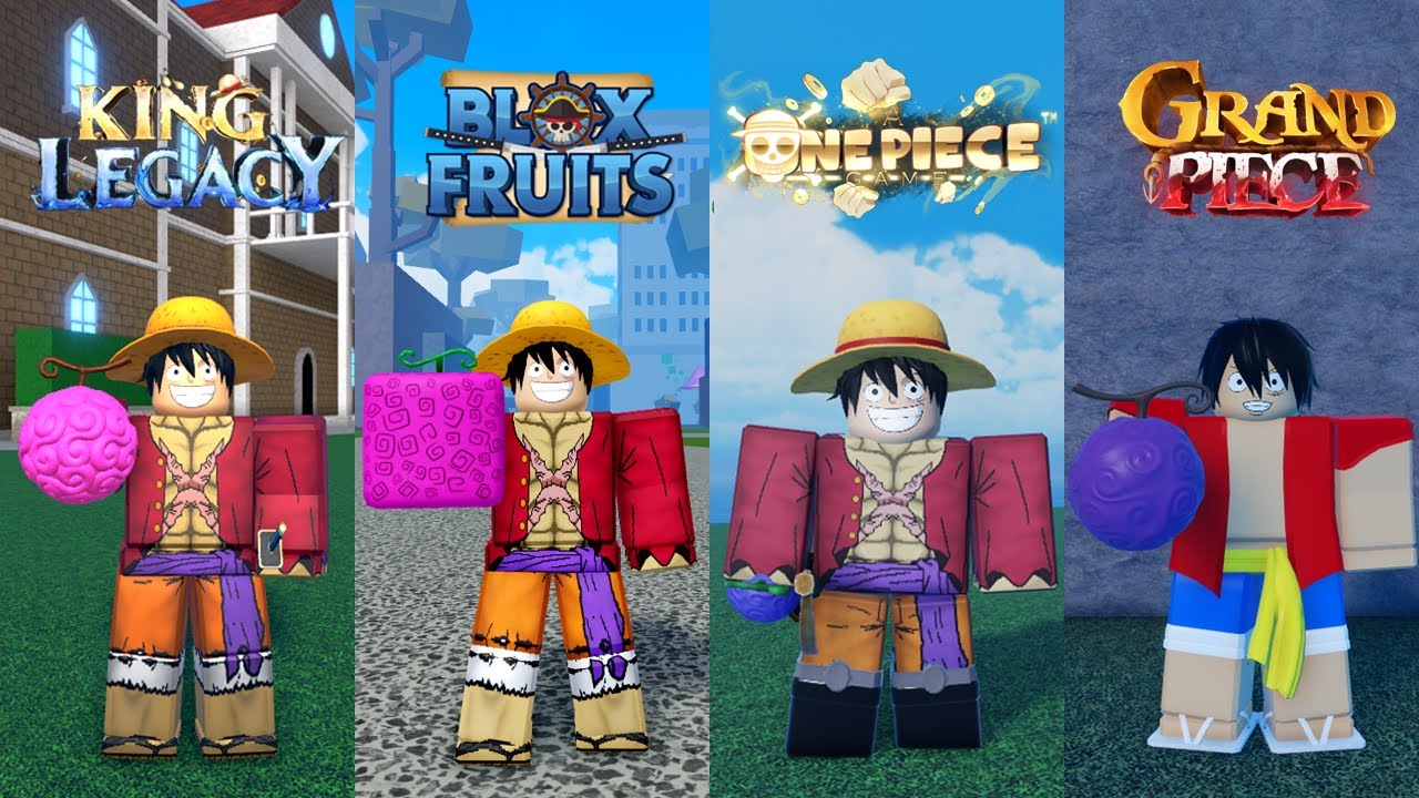 Becoming Luffy In Every One Piece Game (Roblox) 