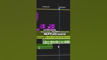 Create Stunning Muffled Audio Effects in Seconds! 🎧✨ #premierepro #videoeditingsoftware