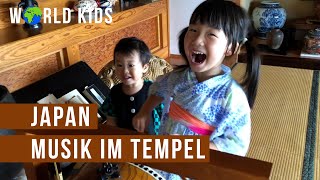 Musik im Tempel | Ein Film von Azumi und Syuuya | Tokio | Japan | WorldKids.tv