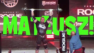 400 lb AXLE for reps  MATEUSZ KIELISZKOWSKI  ARNOLD STRONGMAN CLASSIC 2024