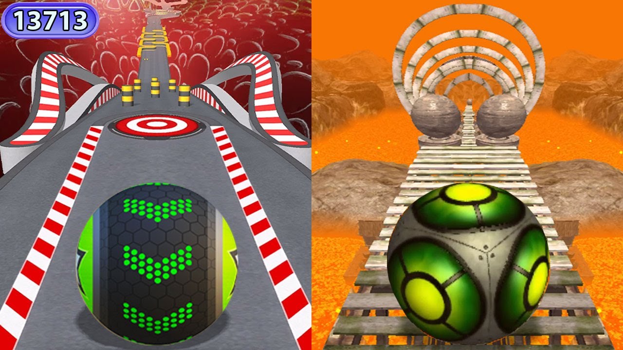 🌈Going Balls Funny Fails 13713 All Levels VS Rollance Adventure Ball,Action Balls,Space Rolling Ball