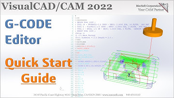 VisualCAD/CAM 2022: G-CODE Editor Quick Start
