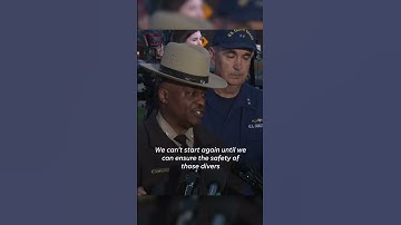 Baltimore bridge collapse: Officials call off search and rescue #Shorts