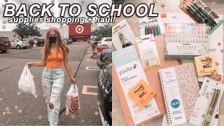 BACK TO SCHOOL SUPPLIES SHOPPING + HAUL 2020 | college edition!