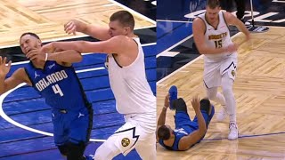 NIKOLA JOKIC POPS JALEN SUGGS \& DID NOT GIVE A SH*T ABOUT IT! TELLS HIM \\