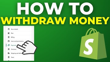 How To Withdraw Money In Shopify (2025)